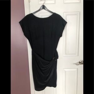 Lauren Alexandra wood side loop statement dress